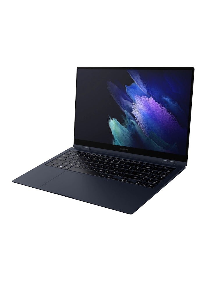 Samsung - Galaxy Book Pro 2 In 1 Laptop With 15.6-Inch FHD AMOLED Touch Display, Core i7-1165G7 Processor/16GB RAM/1TB SSD/Intel Iris Xe Graphics/Windows 10 English Mystic Navy - Image 1