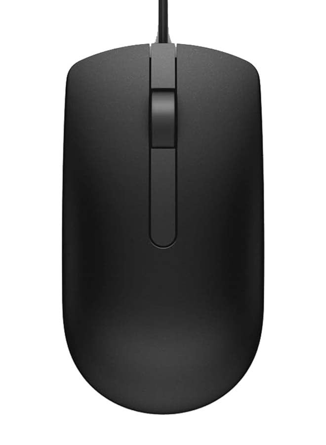 DELL MS116 USB Wired Optical Mouse- Black Black - Image 1
