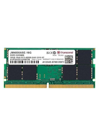 JetRam 16GB DDR5-4800 Unbuffered SO-DIMM RAM, CL40, 262 Pins, 1.1V, JM4800ASE-16G for Laptop/Notebook | JM4800ASE-16G Multicolour - pnsku/N70058957V/45/_/1711626856/e3e36b81-7a8b-49b1-a023-603aa6564476