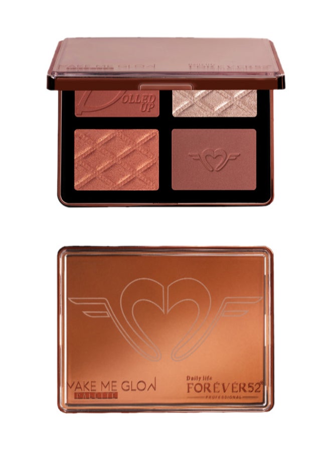 FOREVER52 Make Me Glow Palette Dolled Up - 001 Dolled Up  - Image 4