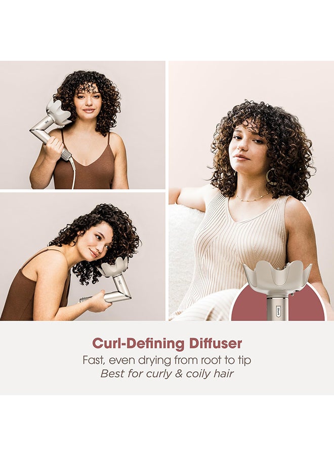 Shark - FlexStyle 5-In-1 Air Styler & Hair Dryer With Auto-Wrap Curlers, Paddle Brush, Oval Brush, Concentrator, Diffuser And Storage Case, No Heat Damage Champagne 34.29cm - Image 1