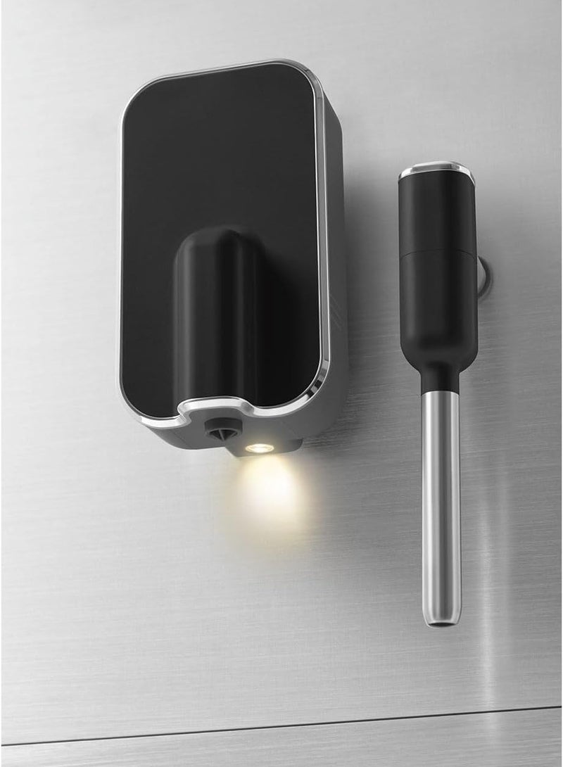 smeg - 50’s Retro Elegance: Bean-to-Cup Coffee Machine with Milk Frother, 8 Beverage Settings, and Precision Grind Functions 1350W 1.4 L 1350 W BCC12BLMUK Matt Black - Image 1