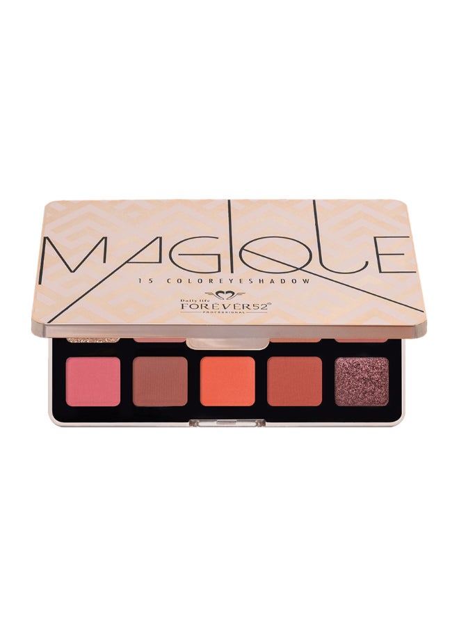 FOREVER52 Magique 15 Color Eyeshadow Palette NDE002  - Image 1
