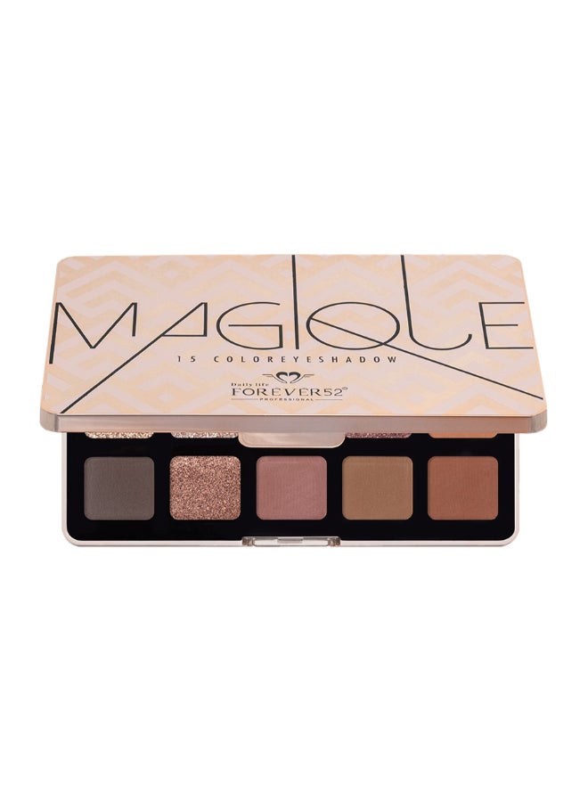 FOREVER52 Magique 15 Color Eyeshadow Palette NDE005  - Image 1