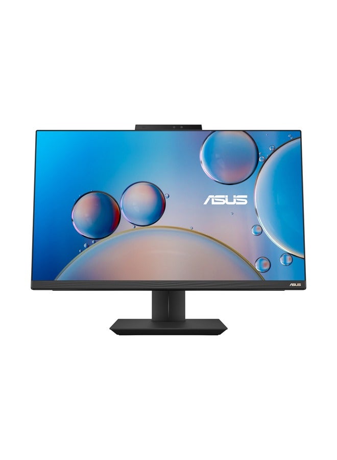 ASUS - All In One A5702WV With 27-inch Touch Screen Full HD (1920 x 1080) Display, Core i7-1360P Processor/16GB RAM/1TB SSD/DOS(Without Windows)/Intel Iris Xe Graphics Wireless  & Mouse English/Arabic Black - Image 1