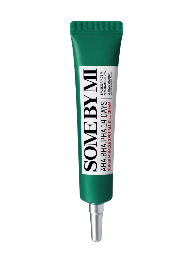 Some by Mi Aha-Bha-Pha 14 Days Super Miracle Spot All Kill Cream Green 30ml  - Image 1
