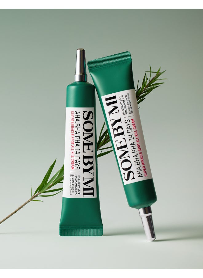 Some by Mi Aha-Bha-Pha 14 Days Super Miracle Spot All Kill Cream Green 30ml  - Image 3
