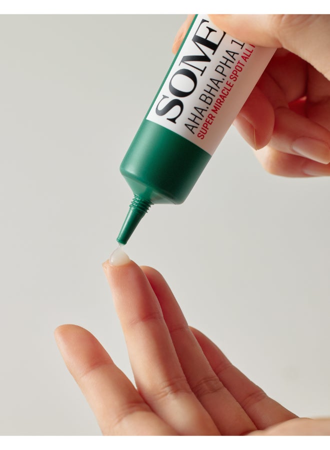 Some by Mi - Aha-Bha-Pha 14 Days Super Miracle Spot All Kill Cream Green 30ml - Image 1