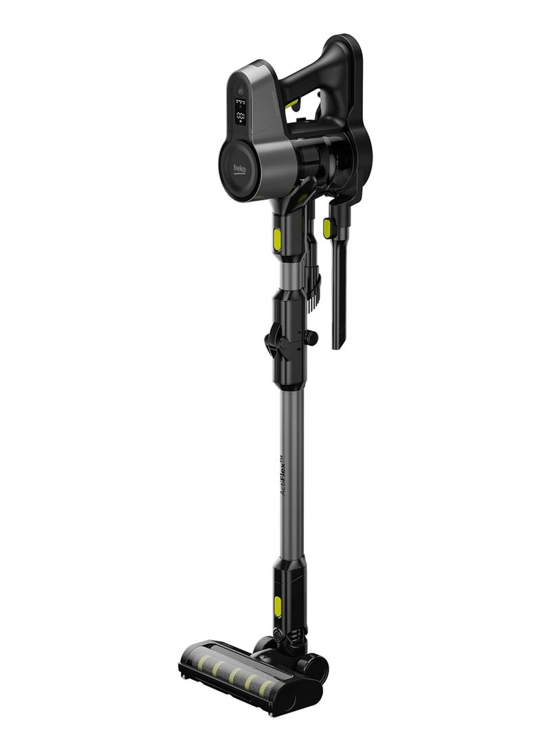 Beko - Cordless Vacuum Cleaner, Stick Vacuum, Run Time 45mins, 350W BLDC Motor, LCD Screen, LED Lights, Bagless, Water Receptacle (Mop) & Foldable, 0.6L Capacity - 0.6 L 350 W VRT84225Vi ‎Anthracite - Image 1