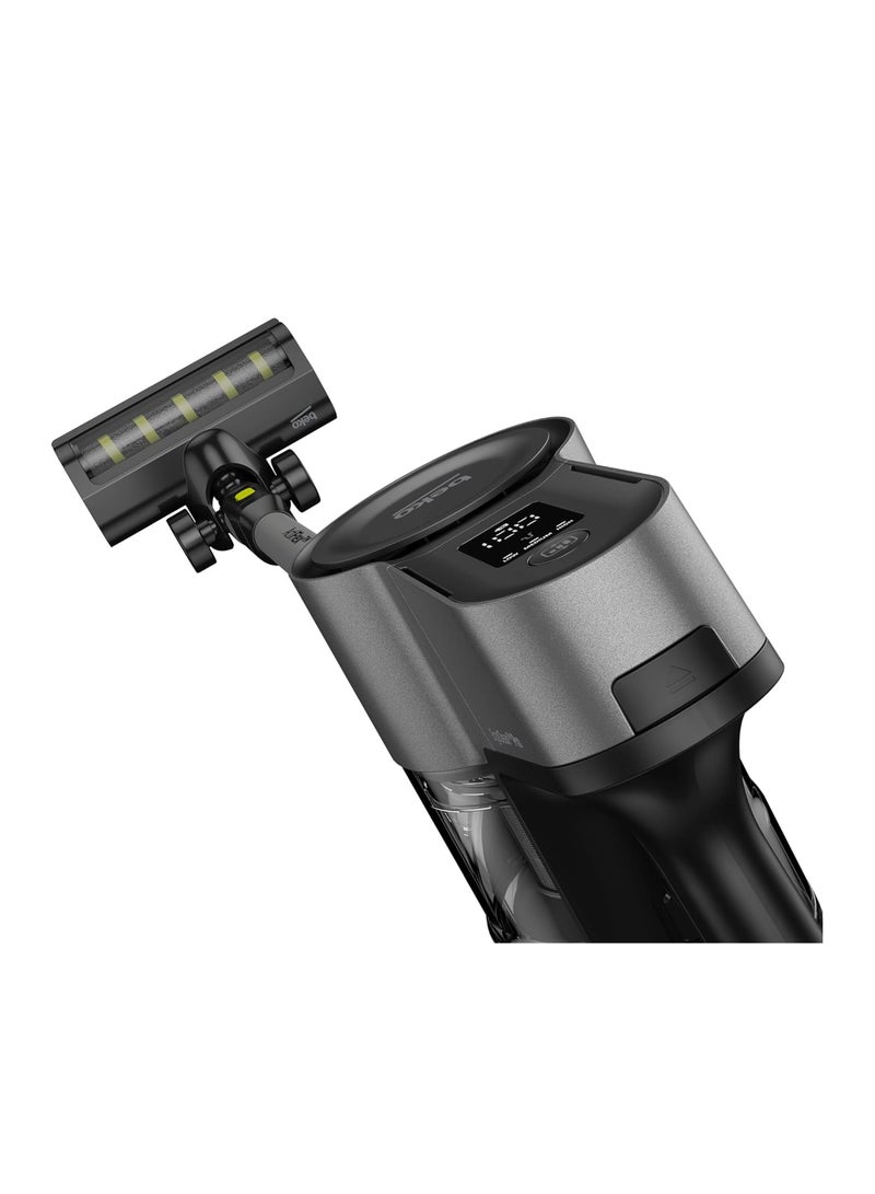 Beko - Cordless Vacuum Cleaner, Stick Vacuum, Run Time 45mins, 350W BLDC Motor, LCD Screen, LED Lights, Bagless, Water Receptacle (Mop) & Foldable, 0.6L Capacity - 0.6 L 350 W VRT84225Vi ‎Anthracite - Image 1
