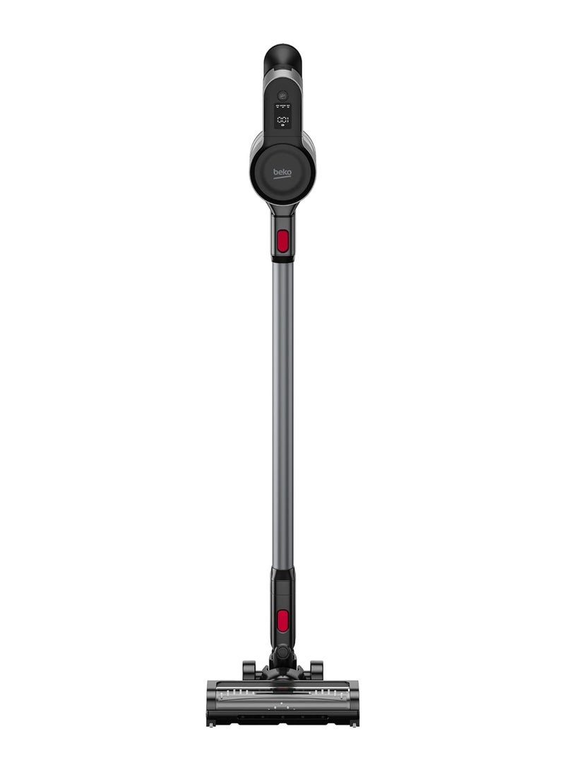 بيكو مكنسة كهربائية لاسلكية، عصا، وقت التشغيل 45 دقيقة، محرك BLDC 350 واط، شاشة LCD، أضواء LED، بدون كيس، سعة 0.6 لتر، شفط 100 واط - أسود - Image 2