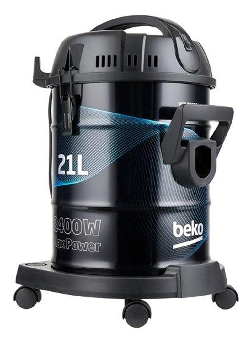 Drum Vacuum Cleaner 21L Dust Capacity 21 L 2400 W VCC70322 Multicolour