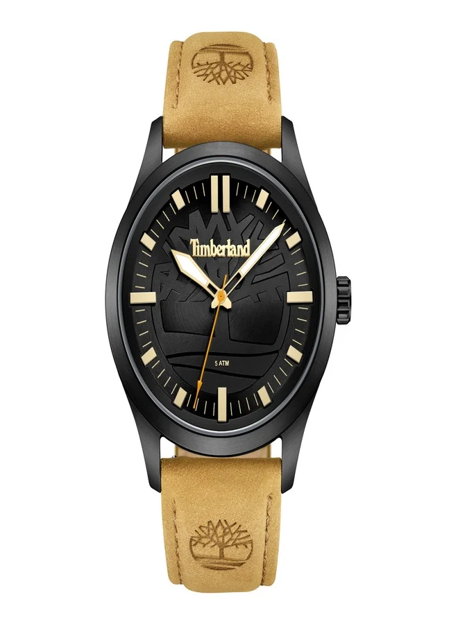 تمبرلاند Rambush 42mm Men's Analog Watch with Wheat Leather Strap