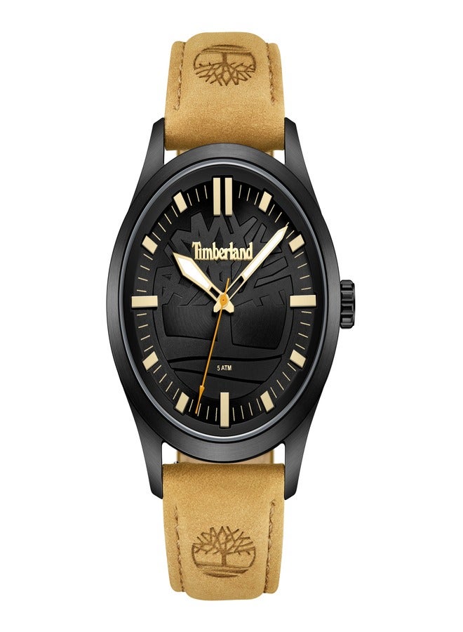 Timberland Men's Timberland Rambush Watch With Brown Leather Strap 42MM 5 ATM  - TDWGA0029601 - Image 1