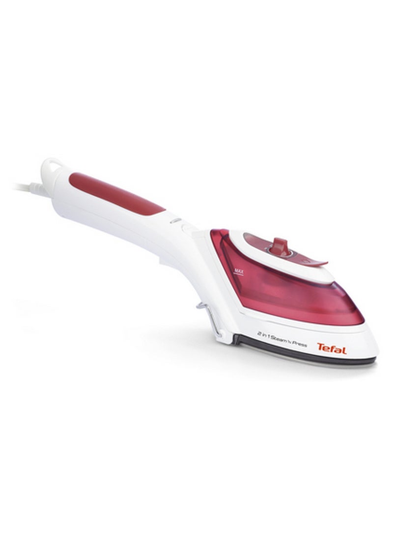Tefal Powerful Steamer & Press Iron 70 ml 800 W DV8610 Red/White - Image 1