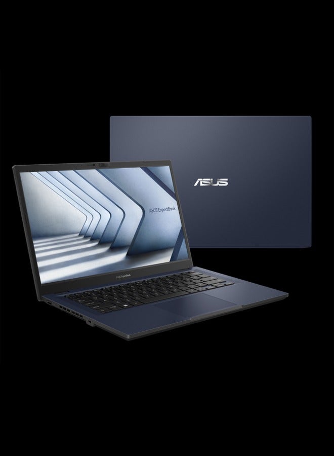 ASUS - Expertbook B1 Laptop With 15.6-inch Full HD Anti Glare Display, Intel Core i5-1235U Processor/8GB DDR4 RAM/512GB SSD/DOS(Without Windows)/Intel UHD Graphics US MIL-STD 810H Military-Grade Standard , TYPE-C, 65W AC Adapter English/Arabic Black - Image 1