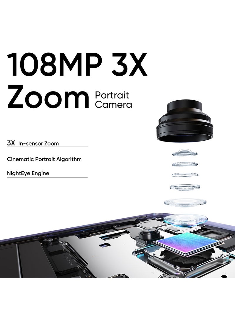 ريل مي 12 5G ثنائي الشريحة أرجواني توايلايت 8 جيجابايت رام 256 جيجابايت - الإصدار الدولي  - Image 3