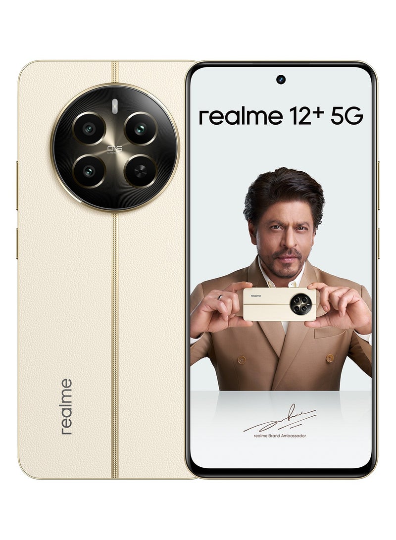 realme - 12+ 5G Dual SIM Navigator Beige 8GB RAM 256GB - Middle East Version - Image 1