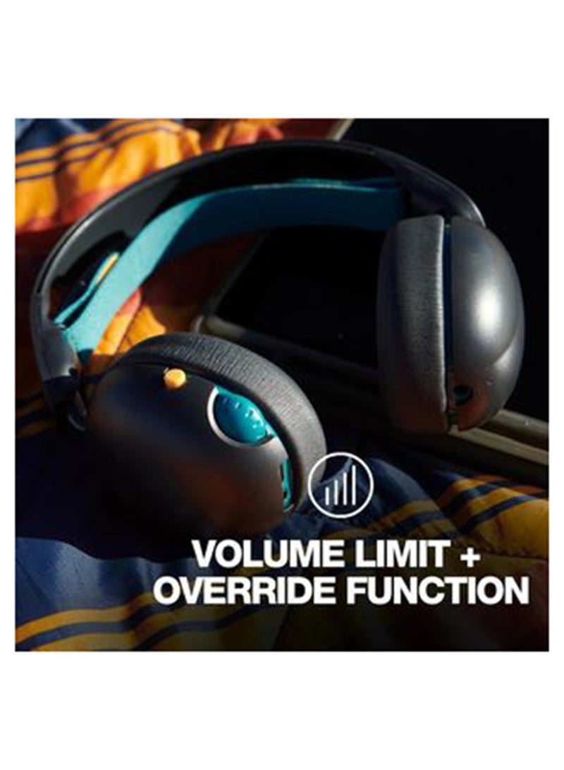 Skullcandy - Grom Over-Ear Wireless Headphones For Kids, 45 Hr Battery, Volume-Limiting, Works With iPhone Android And Bluetooth Devices Black - Image 1