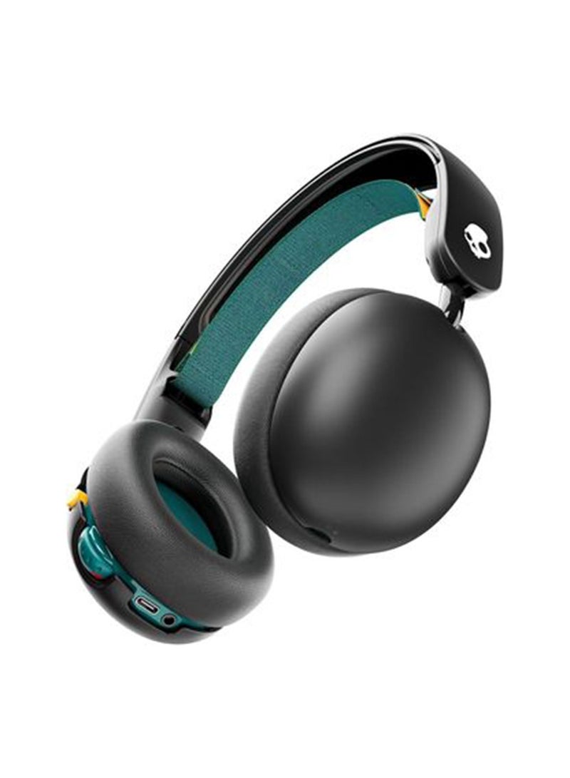 Skullcandy Grom Over-Ear Wireless Headphones For Kids, 45 Hr Battery, Volume-Limiting, Works With iPhone Android And Bluetooth Devices Black - Image 1