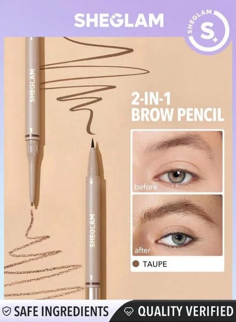 Brows On Demand Waterproof 2 In 1 Eyebrow Pencil Tupe Matte