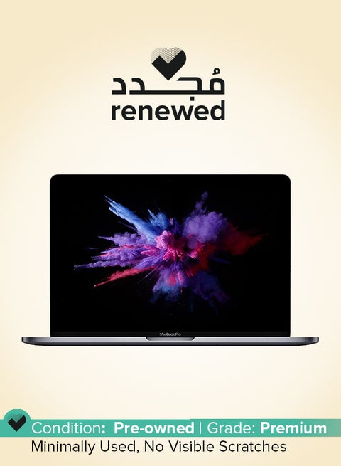 Renewed - Macbook Pro A1706 (2017) Laptop With 13.3-Inch Display,Intel Core i7 Processor/7th Gen/8GB RAM/1TB SSD/1.5GB Intel Iris Plus Graphics S English/Arabic Space Grey