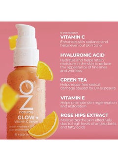 OZ NATURALS GLOW VITAMIN C FACIAL SERUM 30ml - pnsku/N70059242V/45/_/1711706478/5b1ae18c-06cf-4b33-9ad7-7e2b41637920