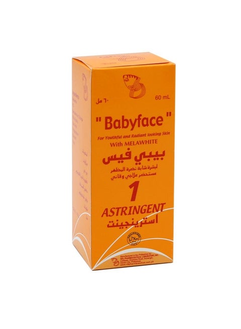 Babyface 1 Astringent With Melawhite 60ml