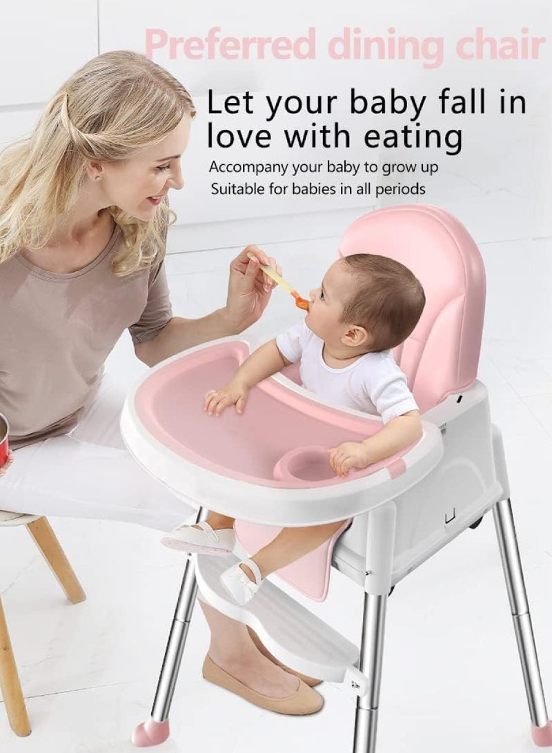 Rock Pow Multi-Functional Removable Portable Baby High Chair - Beige  - Image 5