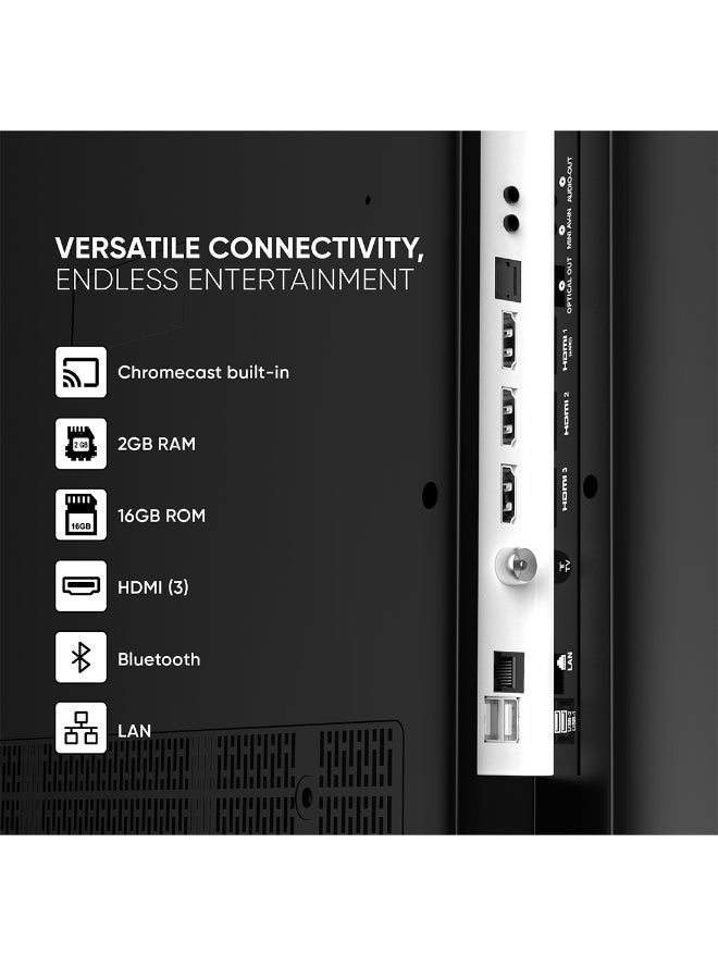 NIKAI 50 Inch 4K QLED Ultra HD Smart Google TV, Hands Free Voice Control, Game Master, Dolby Vision + Atmos, 4K HDR10+, Effortless Connectivity With Android & Apple Devices NPROG50QLED Black - Image 5