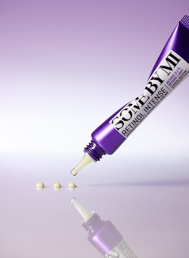 Some by Mi - Retinol Intense Advanced Triple Action Eye Cream Purple 30ml - Image 1
