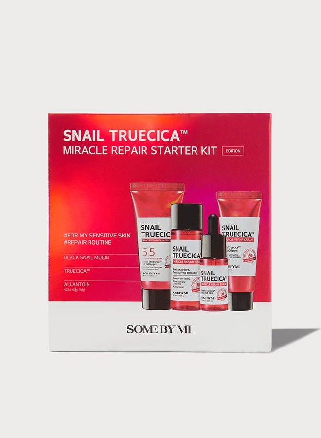 Some by Mi Snail Truecica Miracle Repair Starter Kit 4Components Red 30ml  - Image 2