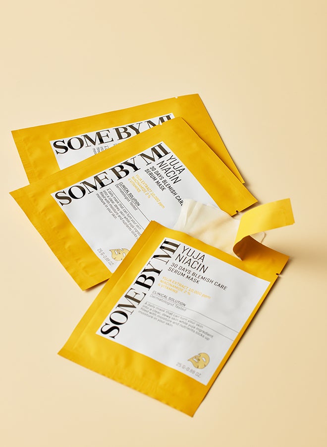 سام باي مي قناع مصل العناية بالبشرة يوجا نياسين 30 يومًا 10 أوراق في عبوة واحدة - Image 2