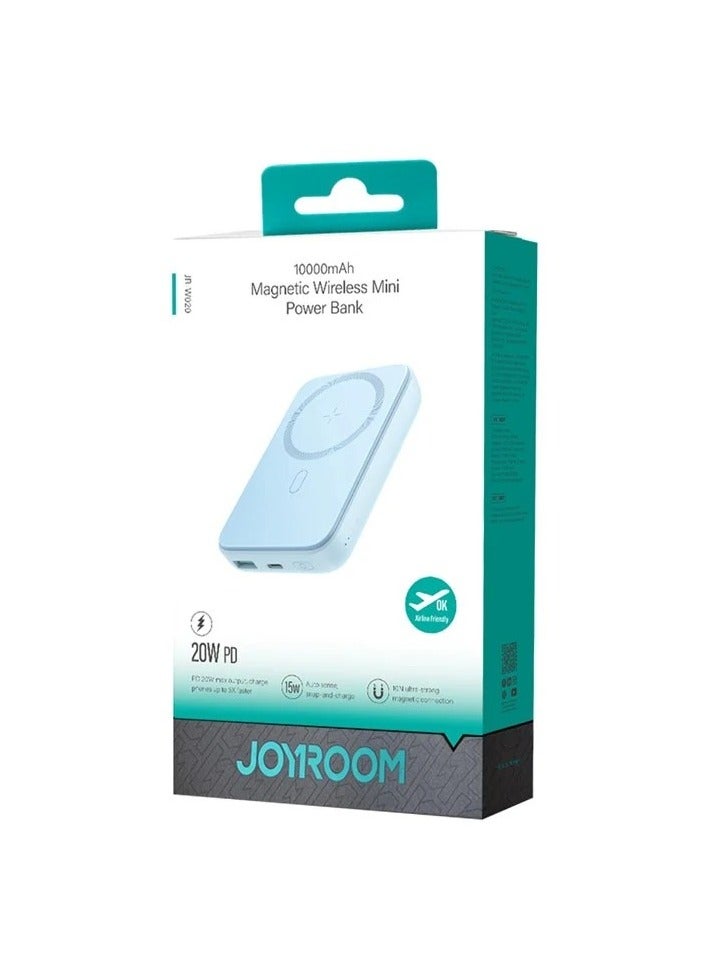 JOYROOM JR-W020 20W شاحن الهاتف اللاسلكي المغناطيسي قوة البنك PD شحن سريع
