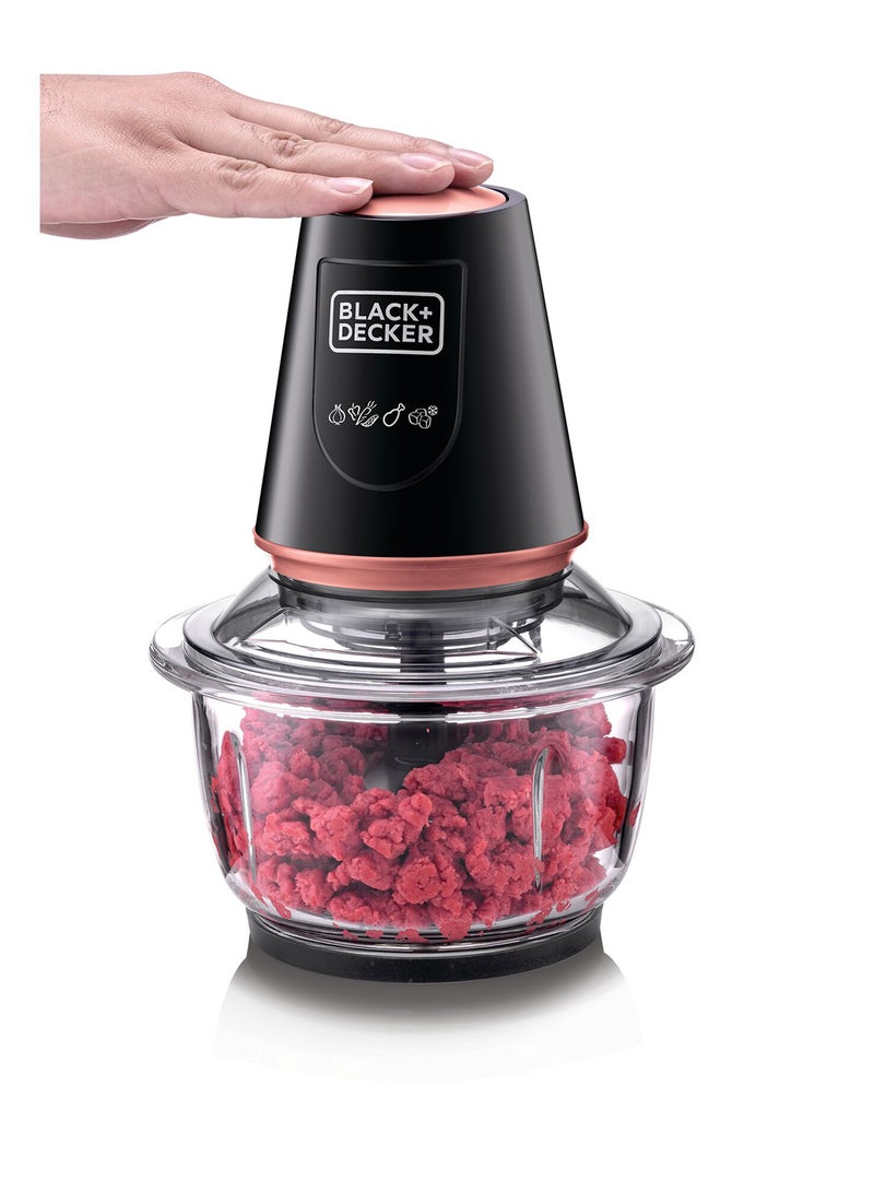 Vertical Chopper With Glass Bowl - 400 W 1.2 kg 400 W GC430-B5 Multicolour