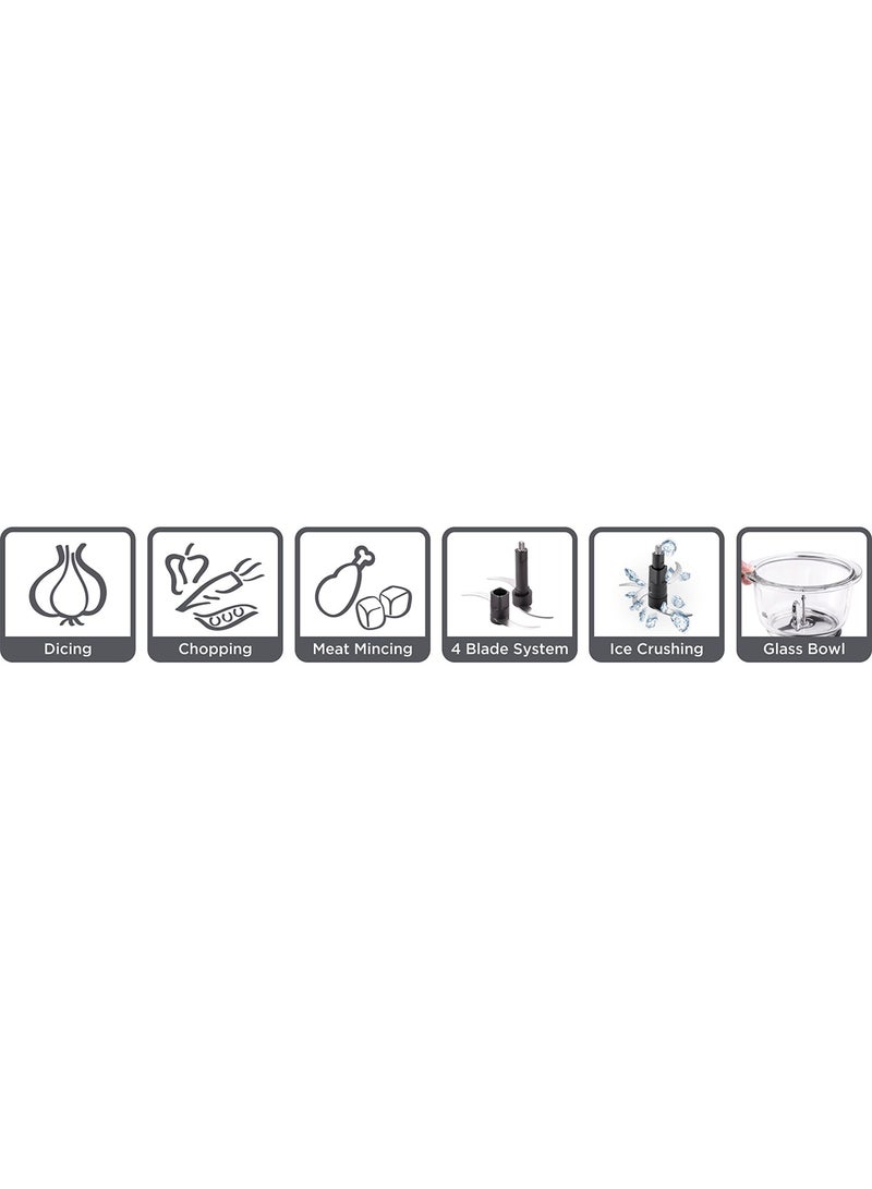 بلاك اند ديكر قطاعة عمودية مع وعاء زجاجي - 400 وات  - Image 4