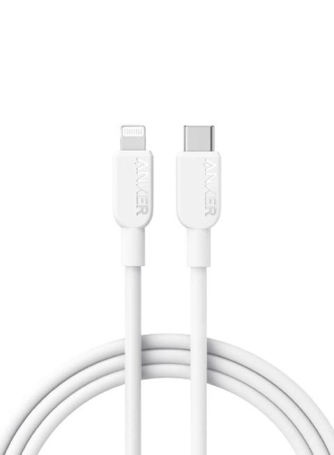 60W, 310 USB-C to Lightning Cable, 3ft, MFi Certified, Fast Charging Cable for iPhone 14 Plus 14 14 Pro Max 13 13 Pro 12 11 X XS XR White