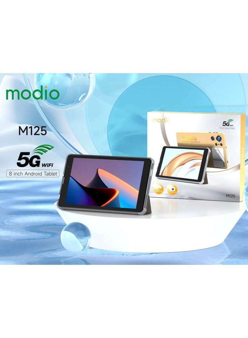 modio M125 8 Inch Resolution Display 6GB RAM 256GB RAM Android Tablet - Image 1