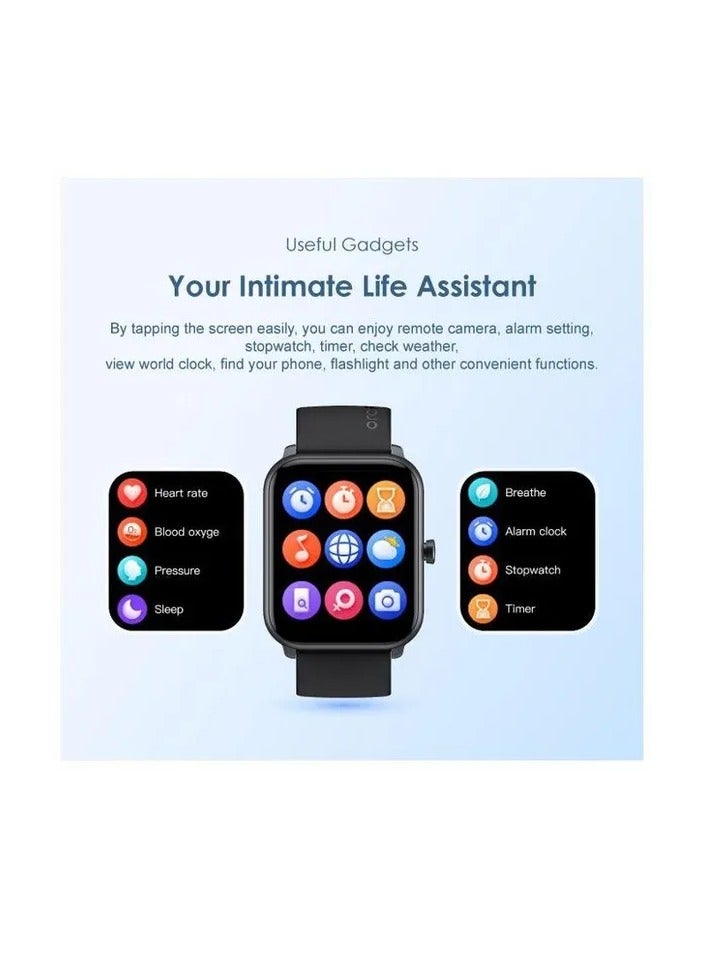أورايمو - شاهد 3 Pro 1.83 بوصة LCD IP68 Black BT Calls - Image 1