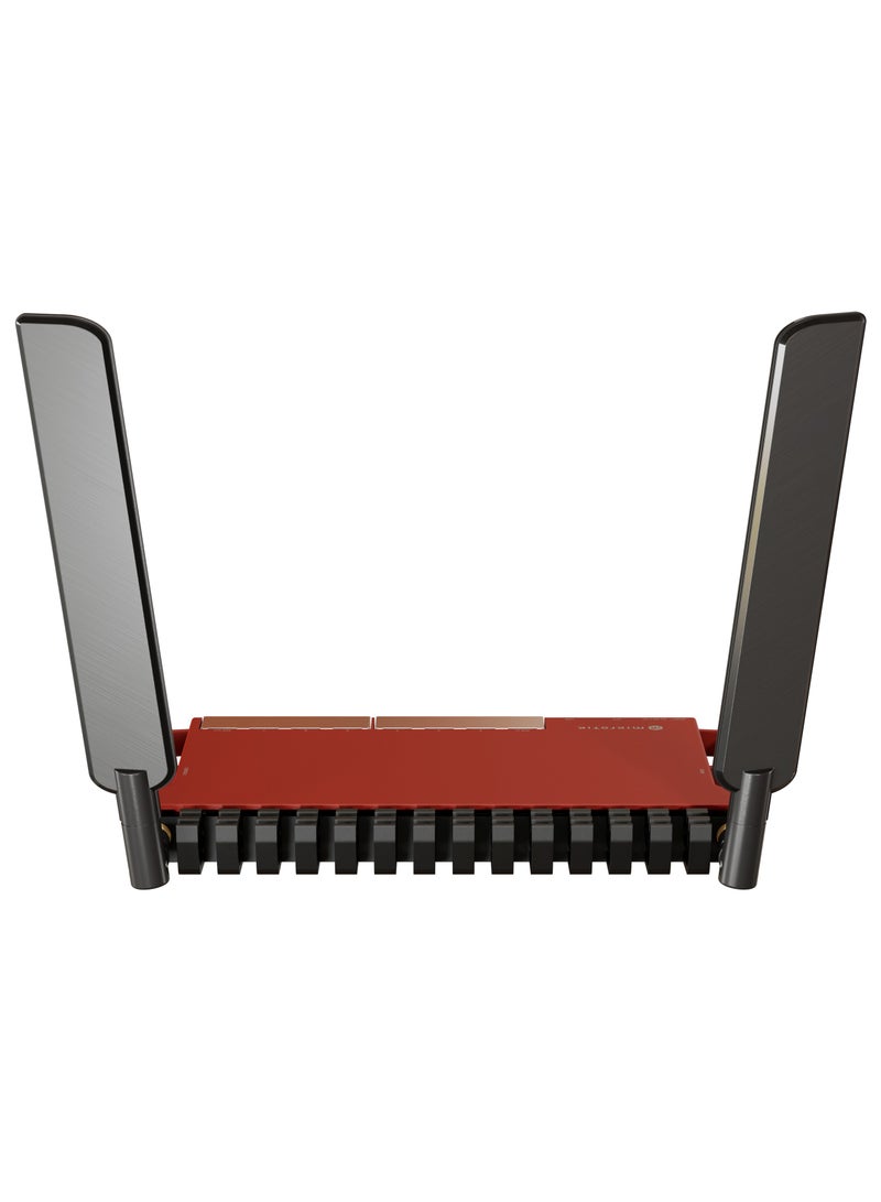 Mikrotik - L009UiGS-2HaxD In Desktop Case With RouterOS L5 Red - Image 1