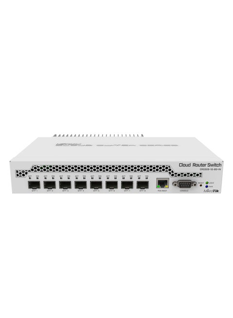 CRS309-1G-8S+IN RouterOS L5 Desktop Enclosure White