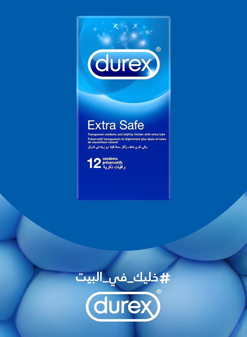 دوريكس 12-Piece Latex Extra Safe Condoms  - Image 2