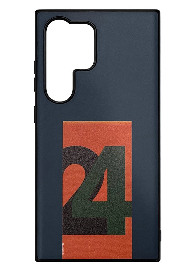 مارجون حالتين لجهاز سامسونج جالاكسي S24 ألترا وحامي شاشة، غلاف صلب من مادة PC بتصميم مطبوع، غلاف فاخر متين، غلاف رقيق وخفيف الوزن - Image 3