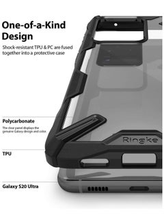 Ringke Ringke - Fusion X Case Designed for Galaxy S20 Ultra - Black & Clear  - Image 5