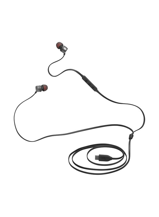 JBL - Tune 310C USB-C Wired Hi-Res In-Ear Headphones Black - Image 1