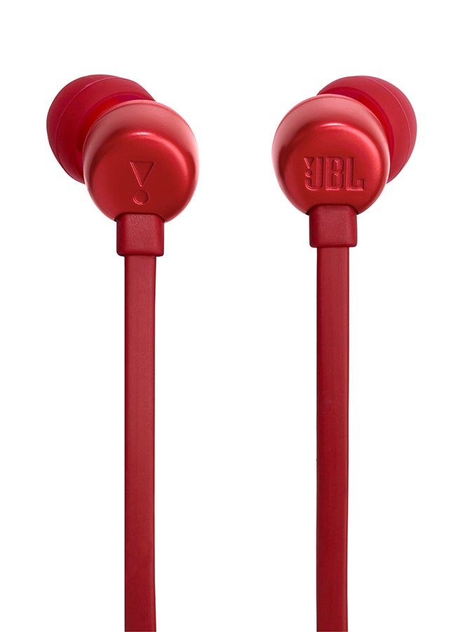 JBL - Tune 310C USB-C Wired Hi-Res In-Ear Headphones Red - Image 1