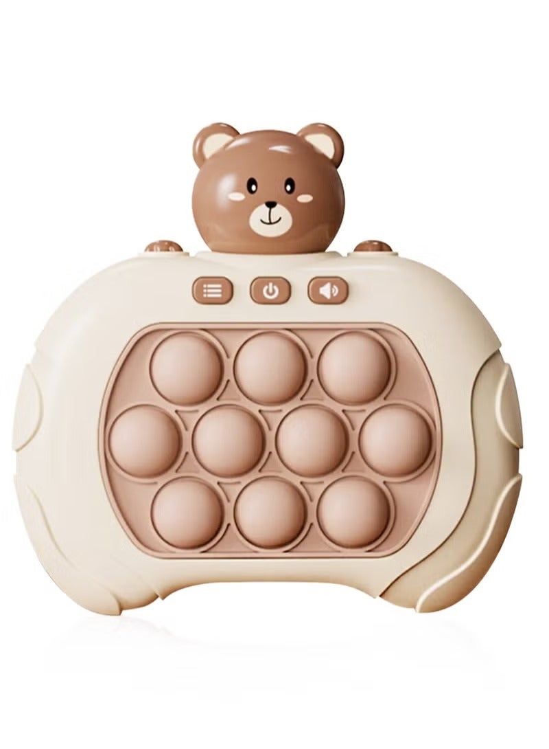 MYTOYS Quick Push Electronic Pop Light Up Games, Decompression Puzzle Machine, Sensory Push Pop Bubble Toy Interactive Button Toy For Kids, Perfect Birthday Gift For Boys And Girls - Image 1