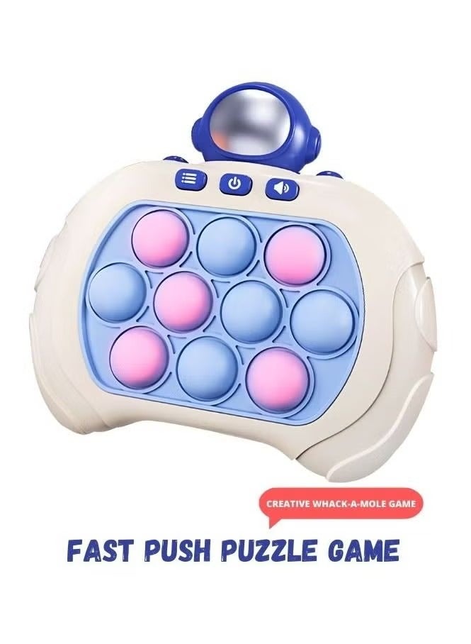 MYTOYS Quick Push Electronic Pop Light Up Games, Decompression Puzzle Machine, Sensory Push Pop Bubble Toy Interactive Button Toy For Kids, Perfect Birthday Gift For Boys And Girls - Image 1