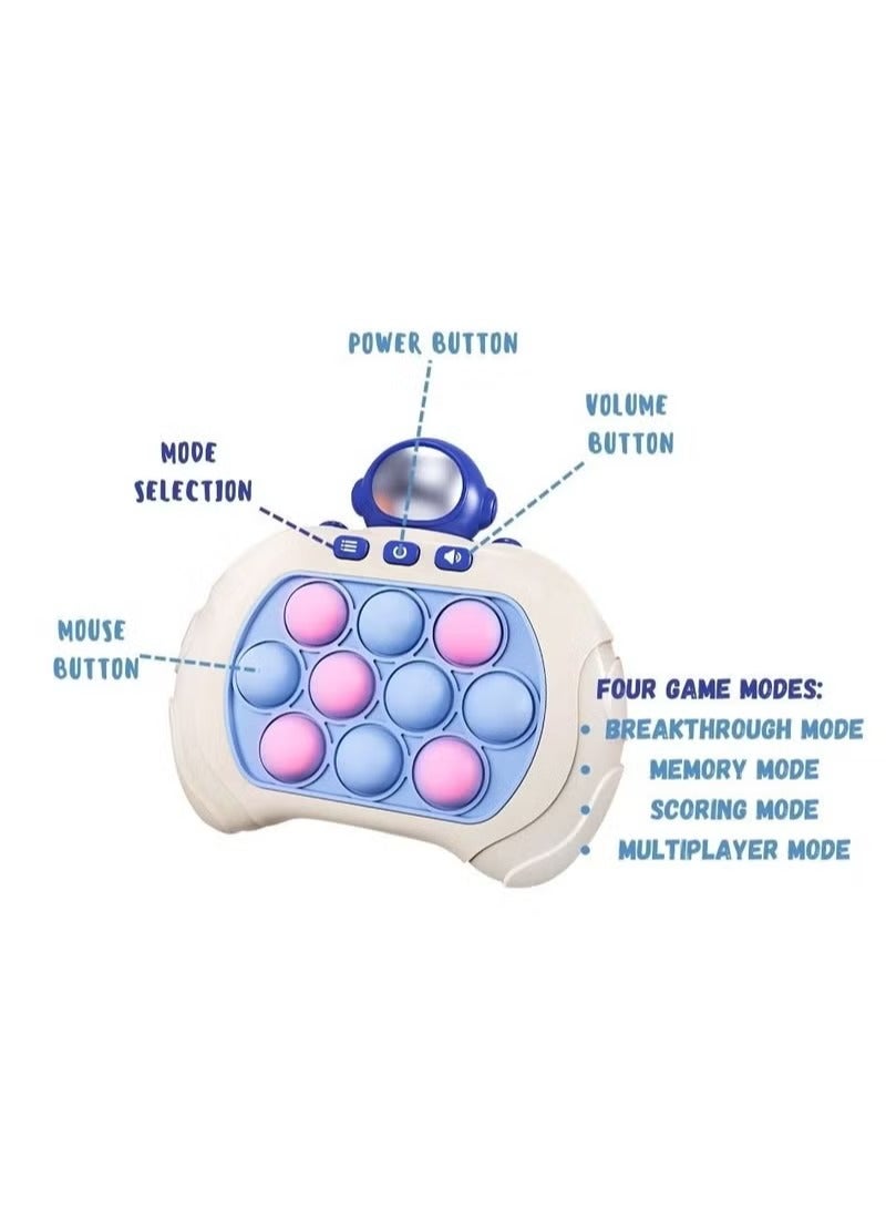 MYTOYS Quick Push Electronic Pop Light Up Games, Decompression Puzzle Machine, Sensory Push Pop Bubble Toy Interactive Button Toy For Kids, Perfect Birthday Gift For Boys And Girls - Image 3