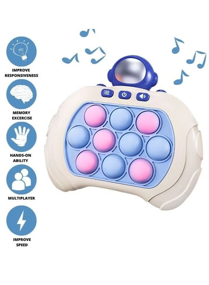 MYTOYS Quick Push Electronic Pop Light Up Games, Decompression Puzzle Machine, Sensory Push Pop Bubble Toy Interactive Button Toy For Kids, Perfect Birthday Gift For Boys And Girls - Image 2